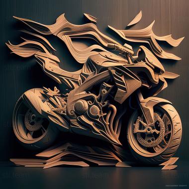 3D модель Kawasaki Z800 (STL)